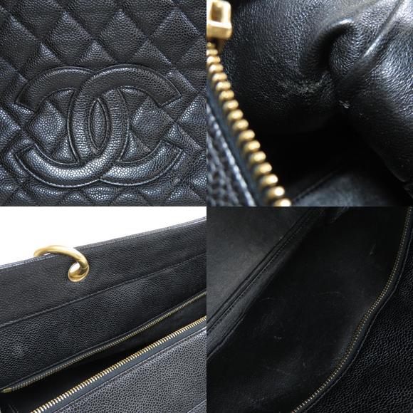 Chanel Chain Matelasse Gold Hardware Tote Bag Caviar Skin - Picture 7 of 9